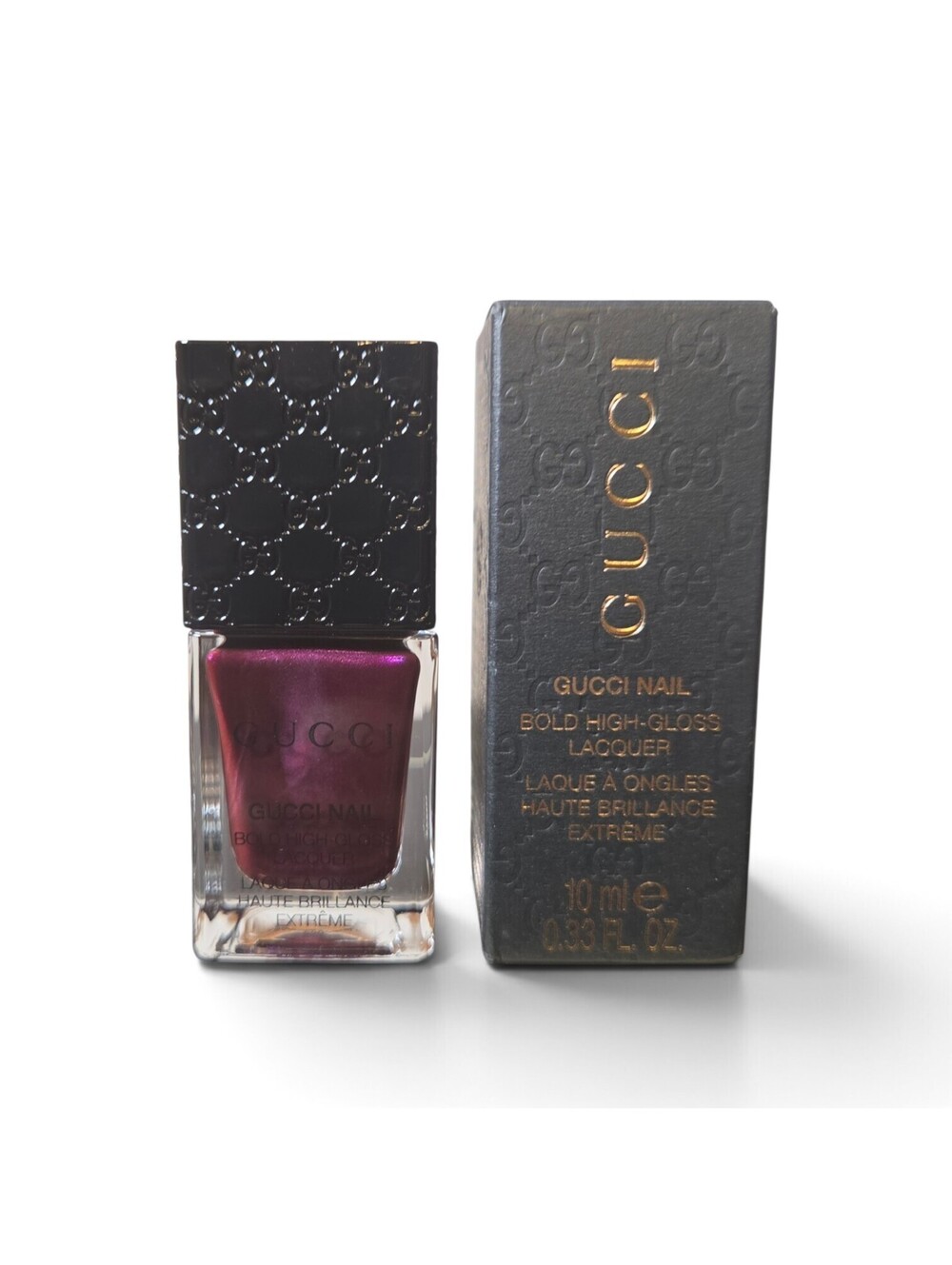 Gucci Bold High-Gloss Nail Polish "Absolute Purple" 230 - 10ml NIB